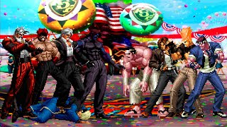 KOF Mugen Rugal Team vs Super Hero Team [upl. by Itsirhc]