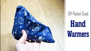 How to Make HAND WARMERS  Easy Sewing Project for Beginners  Simple DIY Tutorial [upl. by Ellener]