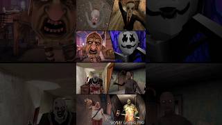 Slendrina Child Vs Evil Doll Vs Witch Cry Vs Mask Spider Mom Vs Psychopath Vs Grandpa Vs Mr Meat [upl. by Nive152]