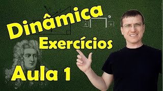 DINÂMICA  CONCEITOS FUNDAMENTAIS  EXERCÍCIOS RESOLVIDOS  AULA 1  Prof Marcelo Boaro [upl. by Malca537]