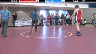 75 kg CSF  Rosemarie Donaldson Life vs Niauni Hill LindenwoodBelleville [upl. by Rehm487]