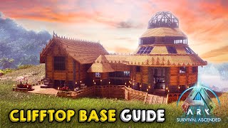 Ultimate AllinOne Clifftop Base  Building Tutorial  ARK Survival Ascended [upl. by Eillor]