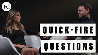 Power Couple Yael Cohen Braun amp Scooter Braun Answer QuickFIre Questions [upl. by Janerich]