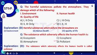 Step MDCAT  Chemistry  Environmental  Lecture 10 [upl. by Yenitirb440]