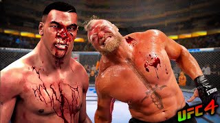 Mike Tyson vs Brock Lesnar EA sports UFC 4 [upl. by Zetram]