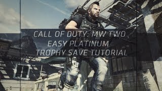 MW2 Easy Platinum Trophy Save Set USB Mods [upl. by Cori]