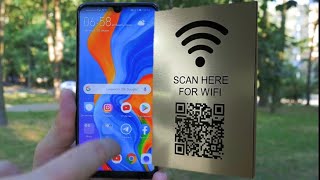 How to scan wifi qr code in huawei p30 lite  huawei p30 wifi qr code scanner [upl. by Lenej]