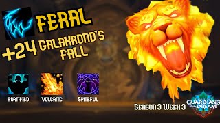 WoW  DOTI Galakronds Fall M24  Feral Druid PoV  Dragonflight Season 3 [upl. by Nathanial]