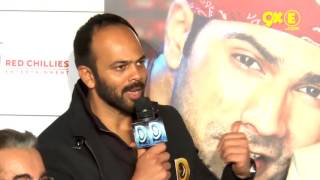 Rohit Shetty Stunts Huge Risks for Entertainment  Dilwale Trailer Launch  SpotboyE [upl. by Saito]