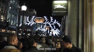 Turning on Regent Street Christmas Lights 2013 [upl. by Ahaelam247]