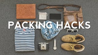 27 Travel PACKING HACKS  How to Pack Better [upl. by Terrab]