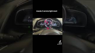 mazda 2 service light reset [upl. by Haianeb288]