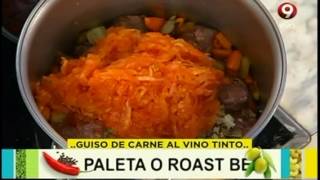 Receta de hoy Guiso de carne y fideos moñito [upl. by Jd]