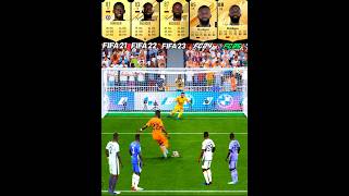 Evolution Of Antonio Rudiger  Penalty Kicks From FIFA 21 To FC 25 penaltykick shorts rudiger [upl. by Eniluqaj]