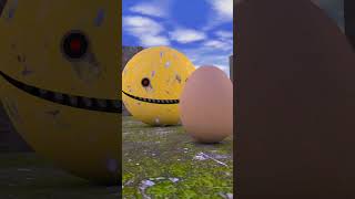 Robot Pacman vs Eggshorts viralvideo [upl. by Mara51]