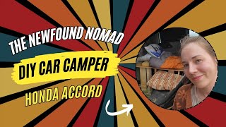 DIY Car Camper  Honda Accord Bed Built in Trunk [upl. by Lundberg121]