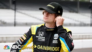 Colton Herta calls Rahal Letterman Lanigan idiots after practice incident  Motorsports on NBC [upl. by Relyk]