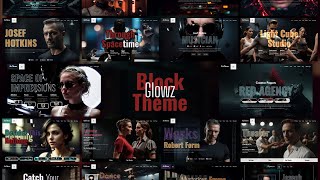 WordPress Theme Glowz  Demo Page Patterns [upl. by Beattie987]