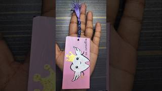 I gifted myselfDiy easy bookmaker from cloth tagcustomizedgift diybookmarker toothfairytooth [upl. by Eneleoj]