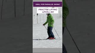 Do this to LEARN PARALLEL SKIING [upl. by Aitselec]