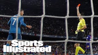 Cristiano Ronaldo Hit With FiveGame Ban After Pushing Referee  SI Wire  Sports Illustrated [upl. by Nosremaj33]