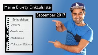 Bluray Einkaufsliste  September 2017 [upl. by Dich]