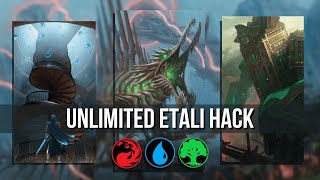 Double RAMP and NON STOP Etali triggers  Ranked standard MTG Arena Wilds of Eldraine [upl. by Cecily]