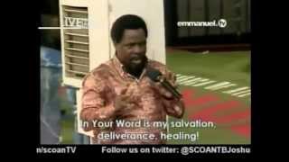 TB Joshua Powerful Prayer 30092012 [upl. by Anowahs343]