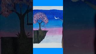 Scenery drawing ♥️♥️shortvideo shorts viralvideo AfrojaDrawingAcademy [upl. by Htiel]