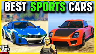 Top 10 BEST SPORTS CARS in GTA Online [upl. by Oilerua]