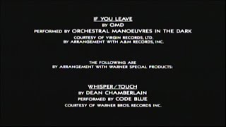 Pretty In Pink 1986 End Credits HBO Family 2023 [upl. by Daniell]