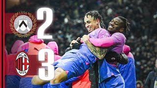 LoftusCheek Jović Okafor  A thrilling late comeback  Udinese 23 AC Milan  Highlights Serie A [upl. by Coralyn]