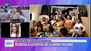 La diseñadora tucumana que vuelve a Milán capital de la moda [upl. by Eelrahs125]