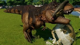 TRex Hadrosaur Killer Jurassic World Evolution 1080p 60FPS [upl. by Mukund38]