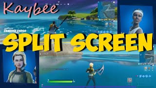 Fortnite Split Screen How To Do Split Screen on Fortnite PS4XBOX [upl. by Eyma]