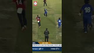 NO LOOK SIXES 👀EuropeanCricket StrongerTogether ECC24 [upl. by Ahsercal]