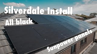 Sunpowers performance 3 panels Premium solar install  Silverdale NSW [upl. by Sylado922]