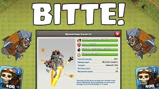 Der ROCKETEER in CLASH OF CLANS ☆ Bitte Supercell [upl. by Wyler164]