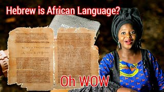 Ancient HEBREW Spoken In West Africa  African Languages the Bible was Originally written in [upl. by Marianne784]