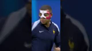 MASKED MBAPPE LOOKS LIKE DONATELLO [upl. by Isherwood]