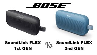 Bose SoundLink Flex 1 vs Generation 2 Portable Speaker  Compare  Specifications  Features [upl. by Tempa859]