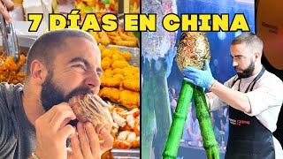 Fui a CHINA 7 DÍAS me puse GORDITO y GANÉ un PREMIO🏆 [upl. by Esimorp249]