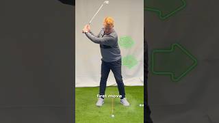 First Move to Start the Downswing golftips onlinegolflessons golfswing golfshorts [upl. by Nayarb226]