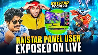 Finally Raistar PC Check On Live 🤯🔥Raistar Handcam Gameplay🤯❤ Must Watch  Garena Free Fire Max [upl. by Lledniuq]