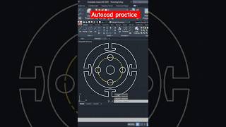 Autocad practice drawing  autocad mechanical drawing  CAD By Ankit  autocad [upl. by Fabrin]