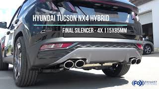 Hyundai Tucson NX4 Hybrid  FOX Exhaust Systems [upl. by Onia]