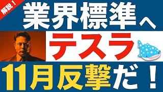 【テスラの技術が続々と競合が採用へ！】11月のテスラ株価はどうなるか！？ [upl. by Elay47]