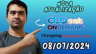 NOVA ATUALIZAÇÃO DUOSAT 08072024 [upl. by Nyliret]