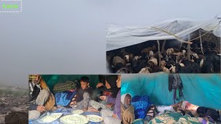 nomadic Lifestyle of iranThe adventurous life of Iranian nomads storms thick fog and buttermilk soup [upl. by Aileen580]