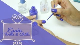 DIY Essie Chills and Thrills Nail Polish Review [upl. by Gonick]